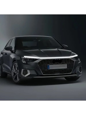 Mk Express Chevrolet Corvette Uyumlu Kaput Ledi,gündüz Ledi Izgara Üstü Silikon 150CM Beyaz