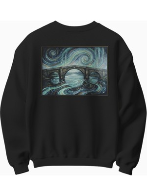Yıldızlı Gece Temalı Sweatshirt