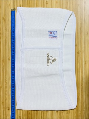 Özbience Şık ve Rahat Ön Düşük Bel Korse, Angoret Iplik, Çeşitli Beden Seçenekleri