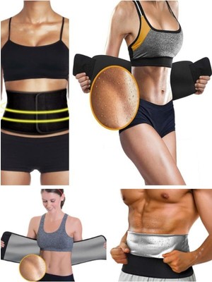 Özbience Unisex Bel Şekillendirici Sauna Kemer, Terletici Zayıflatma Korsesi