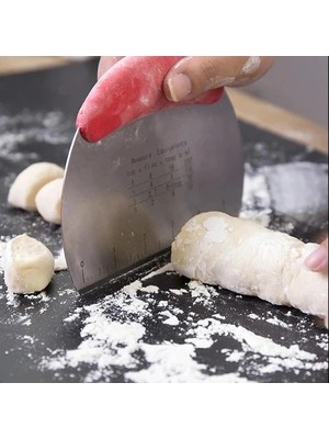Paslanmaz Çelik Hamur Kesme ve Şekillendirme Spatulası