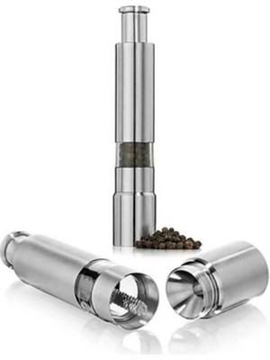 Paslanmaz Çelik Otomatik Basmalı Baharat Öğütücü