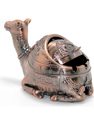 VeraGlobe Buğz Metal Deve Figürlü Küllük