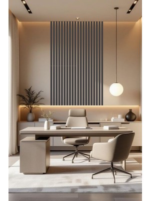 Lexi Iskandinav Duvar Çıtası 4 cm x 100 cm (5 Adet) Çocuk Odası Dekorasyonu Duvar Çıtası Gri Renk