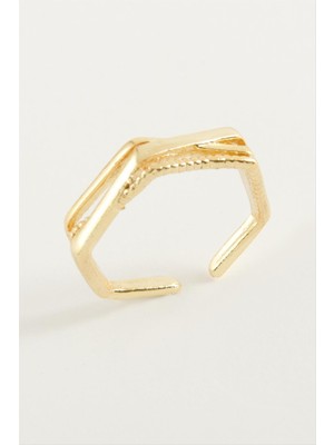 SiHako Burgulu Metal Yüzük