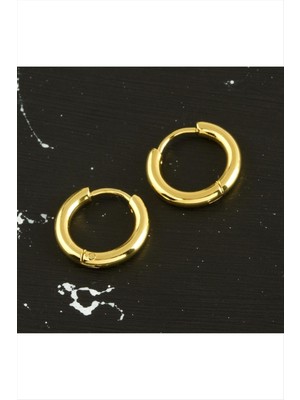 SiHako Çelik Halka Küpe 1 cm