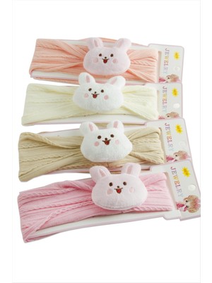 SiHako Peluş Tavşancık Lastikli Çocuk Saç Bandı