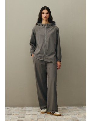 Fahhar Kapüşonlu Light Touch Takım Antrasit