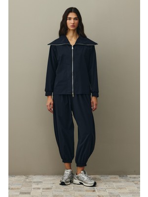 Fahhar Fermuarlı Light Touch Takım Lacivert