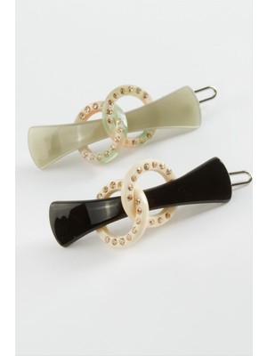 SiHako Halka Taşlı Pens Toka