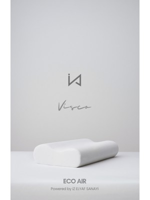 Özbience Yumuşak Visco Yastık, Ortopedik, 32X52X11 Cm, Hafızalı Sünger, Hafif ve Konforlu