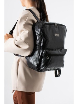 Baginn Yıkama S. Deri Kadın Sırt Çantası Vegan Deri Bayan Sırt Çantası 30*20 cm Yumuşak Doku Çok Cepli