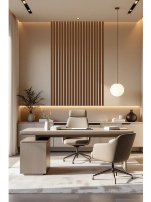 Lexi Iskandinav Duvar Çıtası 6 cm x 100 cm (5 Adet) Çocuk Odası Dekorasyonu Duvar Çıtası Ceviz Renk