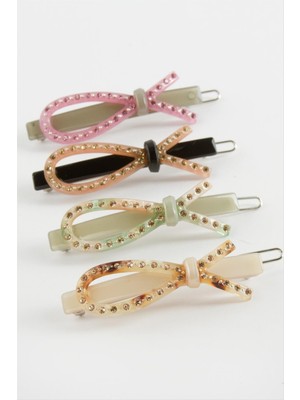 SiHako Fiyong Taşlı Klipsli Toka