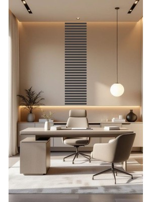 Lexi Iskandinav Duvar Çıtası 5 cm x 50 cm (5 Adet) Çocuk Odası Dekorasyonu Duvar Çıtası Gri Renk