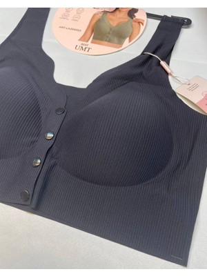 Umt 353 Lazer Önden Çıtçıtlı Dikişsiz Balensiz Sütyen