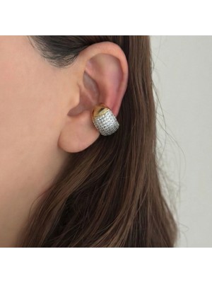 Theory Jewelry Round Bright Kıkırdak Küpe