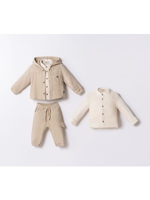 Cocosiss Müslin Erkek Çocuk 3'lü Takım