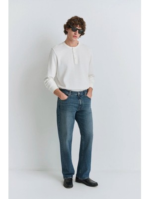 Mavi Marlon Classic Denim Puslu Mavi Jean Pantolon 0019166-87850