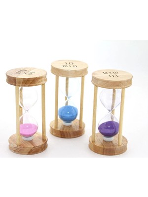 NessiWorld Ahşap Kum Saati 10 Dk Model 2