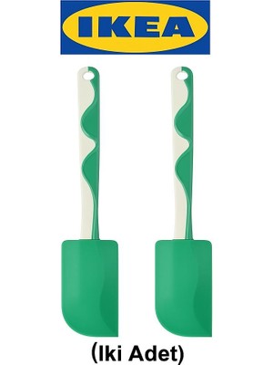 Naile Collection Ikea 2 Li Spatula  Yeşil Beyaz