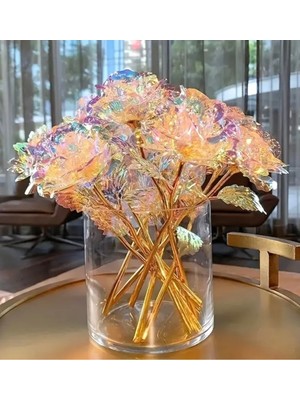 Özbience Solmayan Sonsuzluk Gülü 5’li Set, Sevgi Dolu Anneler Günü Hediyesi