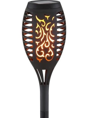 SiHako PM-15940 Alevli 12 Ledli Tekli Solar Bahçe Aydınlatma