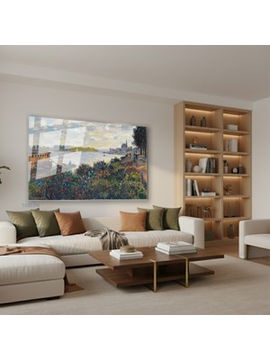 Tablonhazır Yatay Cam Tablo Salon Duvar Tablosu Yatay Cam Vintagemanzara3 Yeni Ev Hediyesi Ofis Tablosu