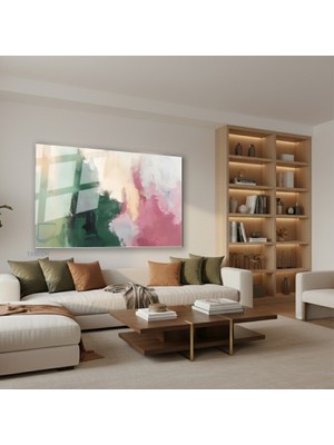 Tablonhazır Yatay Cam Tablo Salon Duvar Tablosu Yatay Cam Soyutrenksanati4 Yeni Ev Hediyesi Ofis Tablosu