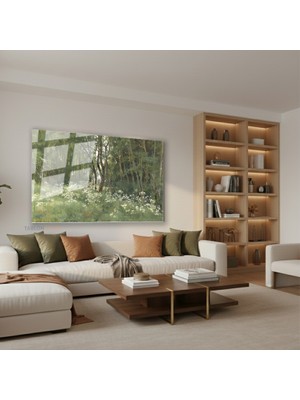 Tablonhazır Yatay Cam Tablo Salon Duvar Tablosu Yatay Cam Yesildogamanzarasi Yeni Ev Hediyesi Ofis Tablosu