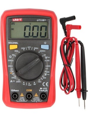 Dijital Çoklu Ölçüm Cihazı UT33B+ 600V Ac/dc, Hassas ve Güvenilir Ölçüm