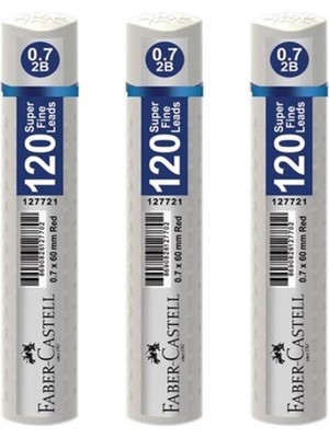 Faber-Castell Grip Min 0.7 mm 120'LI Tüp Hindistan Ceviz Süt - 3 Adet