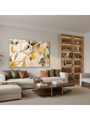 Tablonhazır Yatay Cam Tablo Salon Duvar Tablosu Yatay Cam Limonagacidallari Yeni Ev Hediyesi Ofis Tablosu