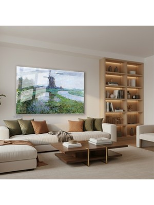 Tablonhazır Yatay Cam Tablo Salon Duvar Tablosu Yatay Cam Vintagekirsalmanzarasi7 Yeni Ev Hediyesi Ofis Tablosu