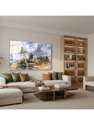 Tablonhazır Yatay Cam Tablo Salon Duvar Tablosu Yatay Cam Dogamanzarasi3 Yeni Ev Hediyesi Ofis Tablosu