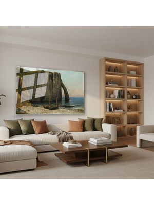 Tablonhazır Yatay Cam Tablo Salon Duvar Tablosu Yatay Cam DOGAMANZARASI12 Yeni Ev Hediyesi Ofis Tablosu