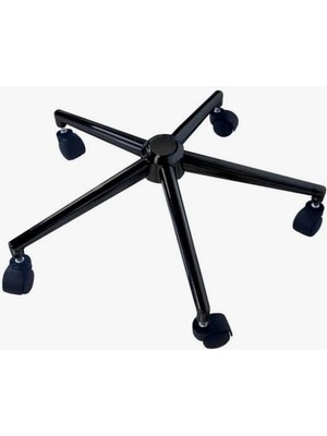 Chairlife Müdür Yönetici Sekreter Büro Ofis Çalışma Oyuncu Koltuğu Siyah Konik Yıldız Ayak + 5 Adet Tekerlek