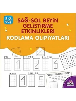 Mor Kelebek Sağ-Sol Beyin Geliştirme Etkinlikleri: Kodlama Olimpiyatları + Satrançta Kazandıran Oyun Felsefesi + 4 Kitap Set