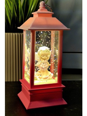 Özbience Işıklı Sihirli Peri Kızı Kar Küresi, Masalsı Dekorasyon Hediye