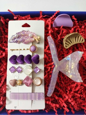 Özbience Yılbaşı Özel Sedefli Toka ve Mandal Seti, Şık Hediye Paketi