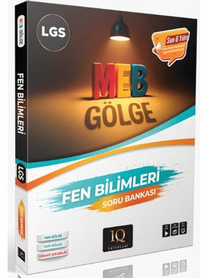 IQ Yayınları Iq 8. Sınıf LGS Gölge Fen Bilimleri Soru Bankası