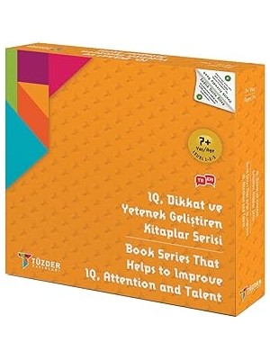 TÜZDER Yayınları 7+ Yaş 9’lu Set - Iq, Dikkat ve Yetenek Geliştiren Kitaplar Serisi + Okul Öncesi Sayı Alıştırmaları + 1 Kitap Set