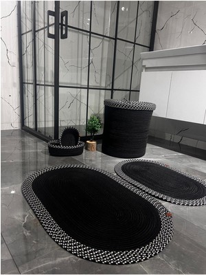 Özbience Doğal Jüt Hasır Banyo Seti – Çok Amaçlı ve Şık Dekorasyon