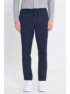 Altınyıldız Classics Slim Fit Dar Kesim Beli Bağlamalı Yan Cepli Pantolon