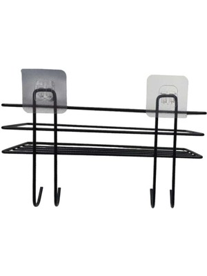 Özbience Metal 4 Askılı Yapışkanlı Banyo Düzeni, Pratik ve Şık Tasarım