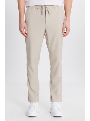 Altınyıldız Classics Slim Fit Dar Kesim Beli Bağlamalı Yan Cepli Pantolon