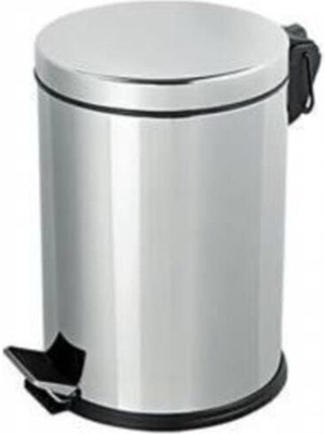 Uğur Paslanmaz Çelik Pedallı Çöp Kutusu 3 Litre, Ofis ve Mutfak Için