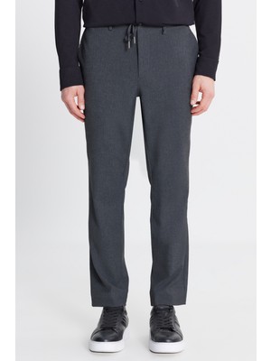 Altınyıldız Classics Slim Fit Dar Kesim Beli Bağlamalı Yan Cepli Pantolon