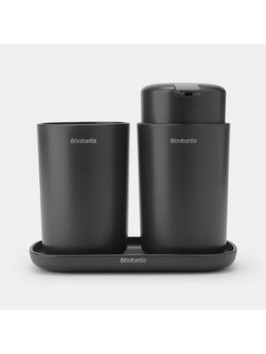 Özbience Şık 3 Parça Banyo Sabunluk Seti, Havalı ve Kullanışlı Tasarım