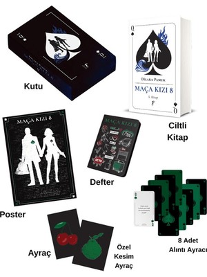 Artemis Yayınları Maça Kızı 8 - 5. Kitap Kutulu